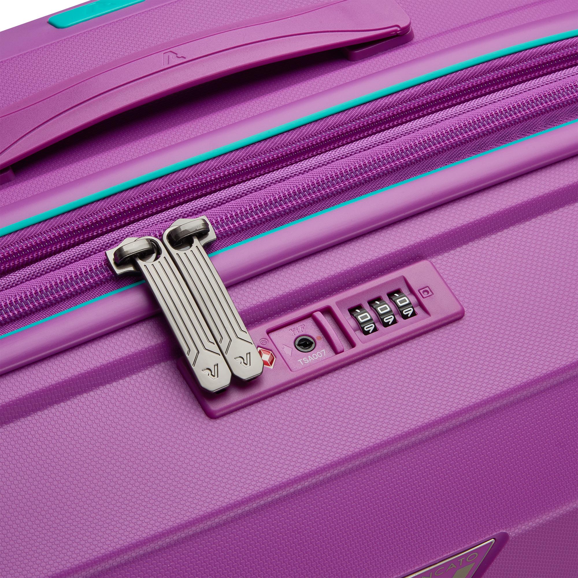 Trolley Cabina Espandibile Rigido 4 Ruote RONCATO Linea B-Flying colore Viola Orchidea