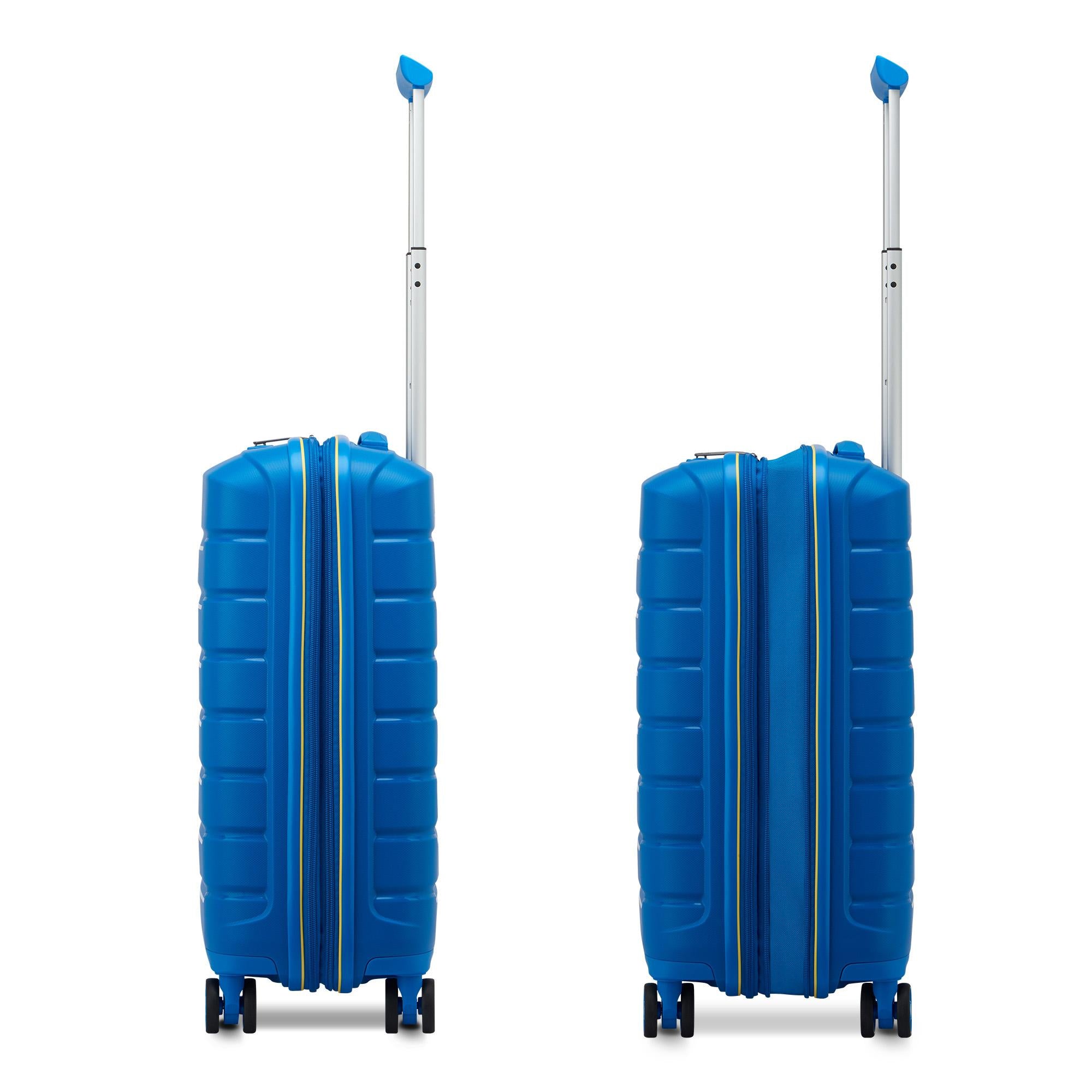 Trolley Cabina Espandibile Rigido 4 Ruote RONCATO Linea B-Flying colore Blu Cobalto