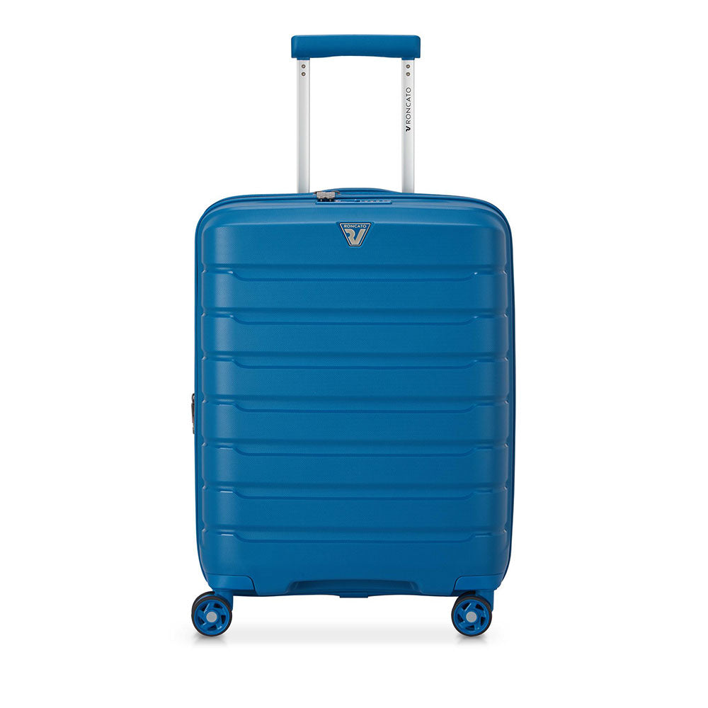 Trolley Cabina Espandibile Rigido 4 Ruote RONCATO Linea B-Flying colore Blu Denim