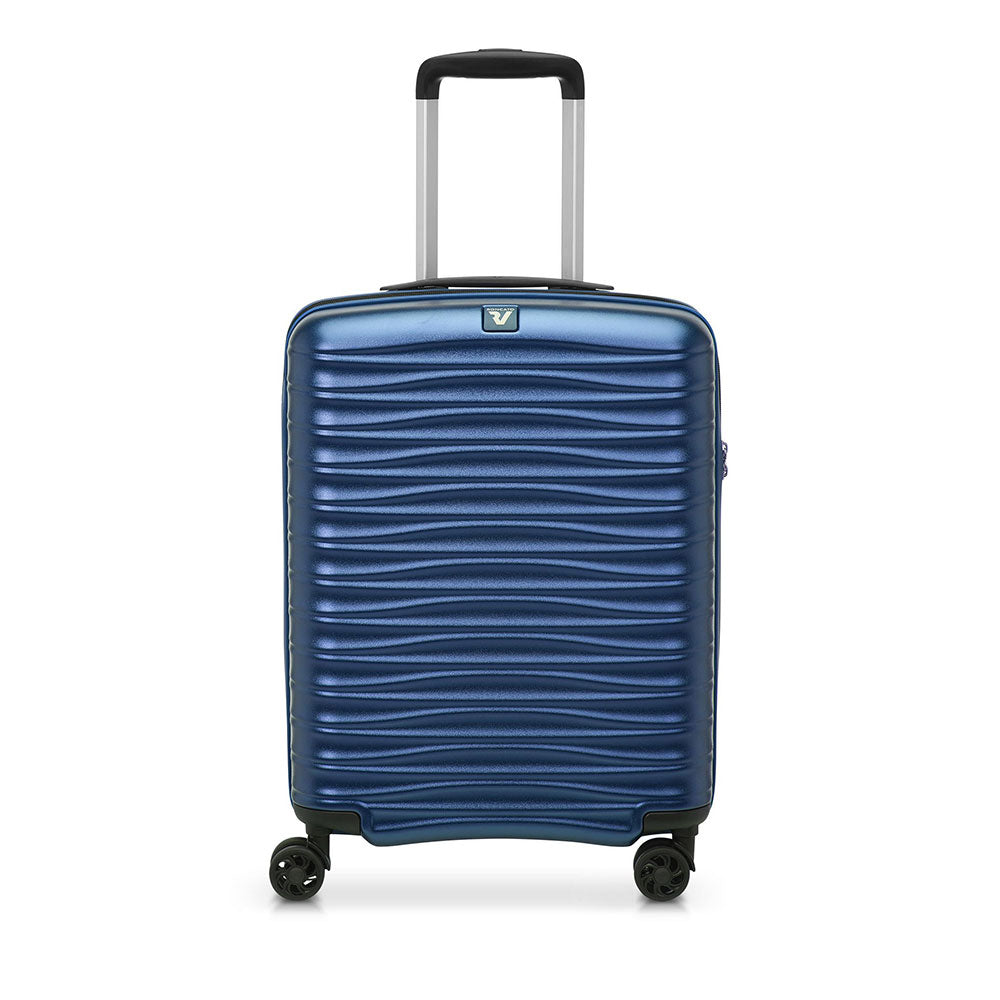 Trolley Cabina 55 Cm RONCATO Wave Denim Rigido 4 Ruote