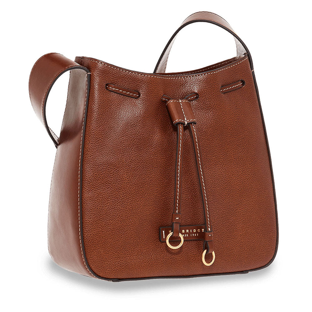 Borsa Donna Secchiello THE BRIDGE linea Carlotta in Pelle Marrone