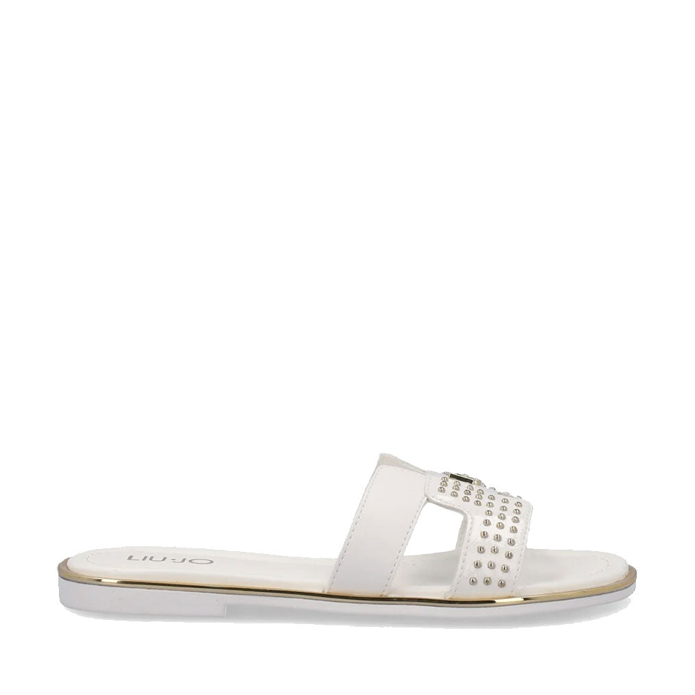 Ciabatte Platform LIU JO Aria 04 Bianche con Maxi Logo Ciabatte Platform LIU JO Aria 04 Bianche con Maxi Logo