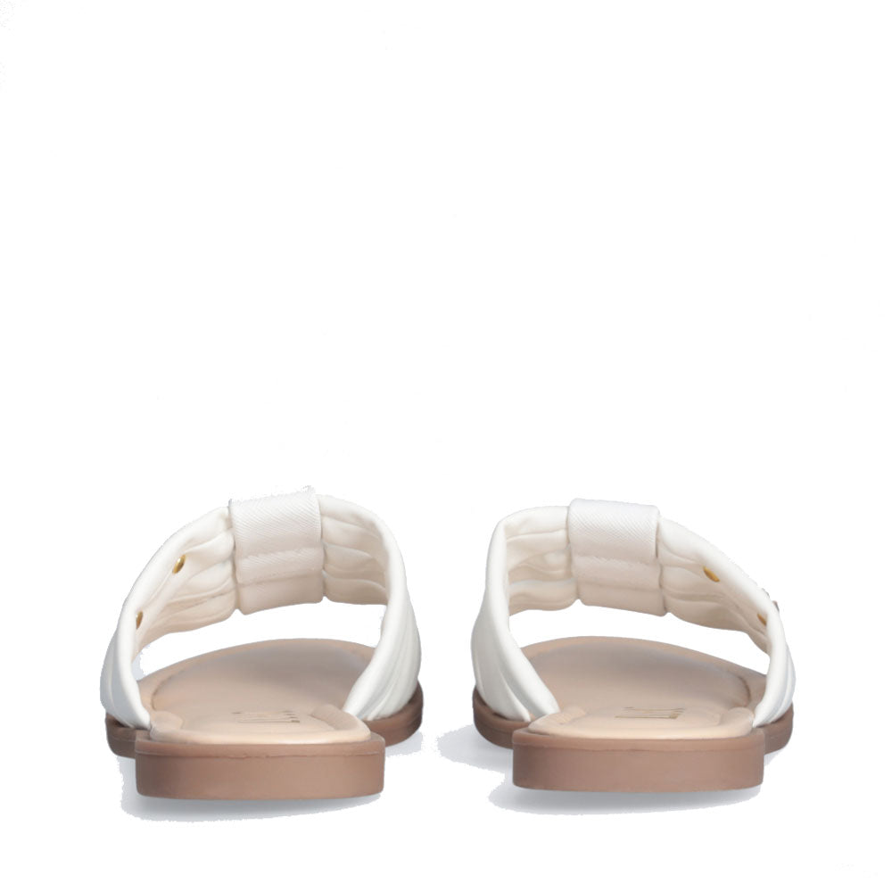 Ciabatte Flat LIU JO Amira 932 Bianche con Logo