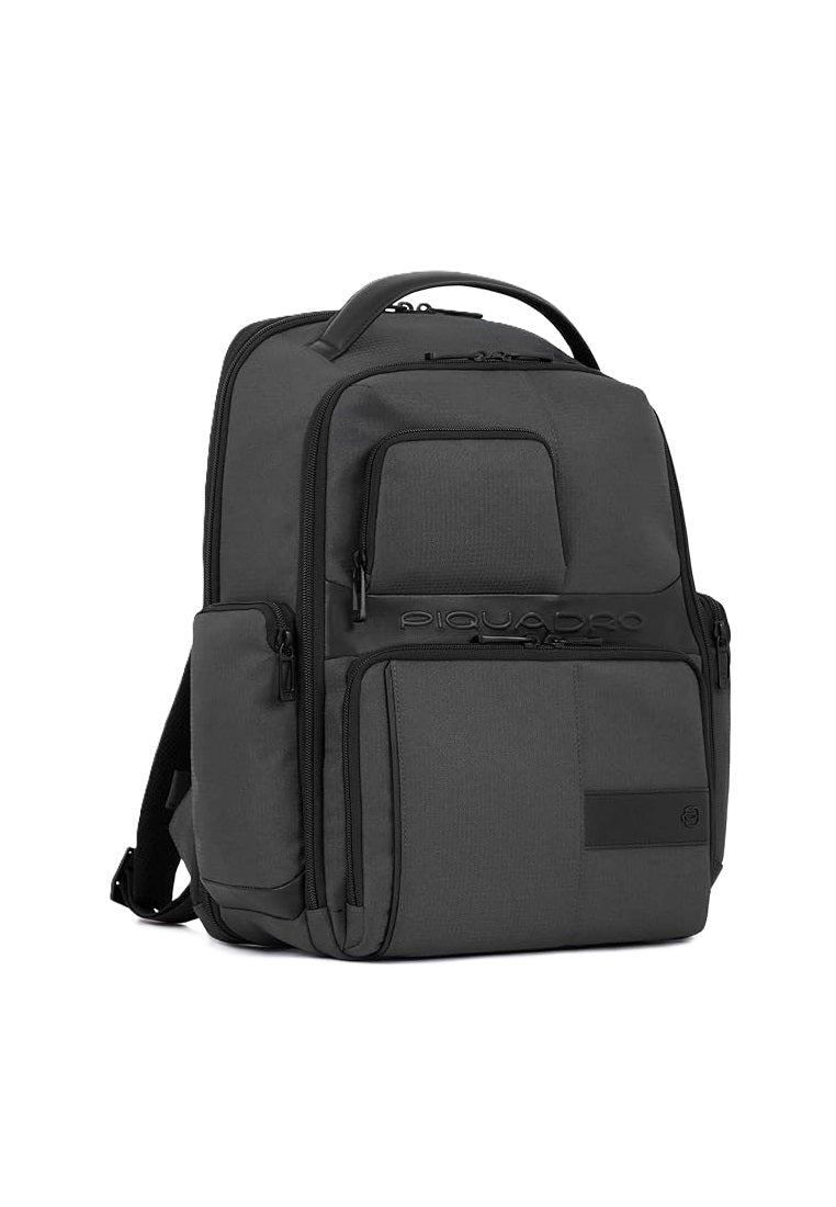 PIQUADRO Rucksack für 15,6-Zoll-PC aus grauem Stoff Wollem Line – CA6239W129BM