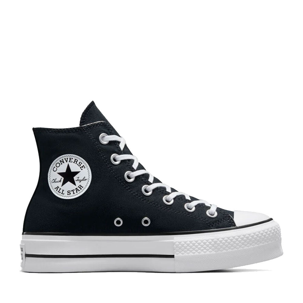 Sneakers Alte Platform CONVERSE Chuck Taylor All Star in Canvas Nera