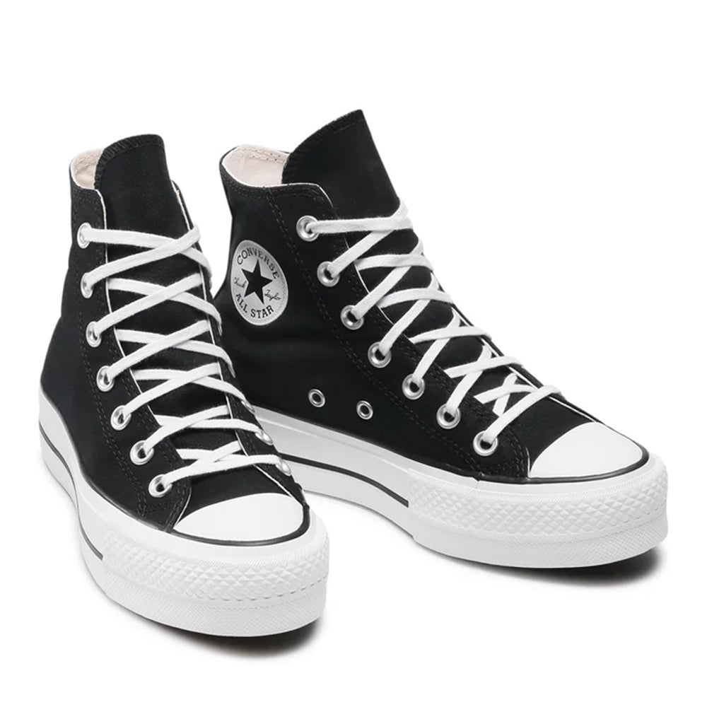 Sneakers Alte Platform CONVERSE Chuck Taylor All Star in Canvas Nera