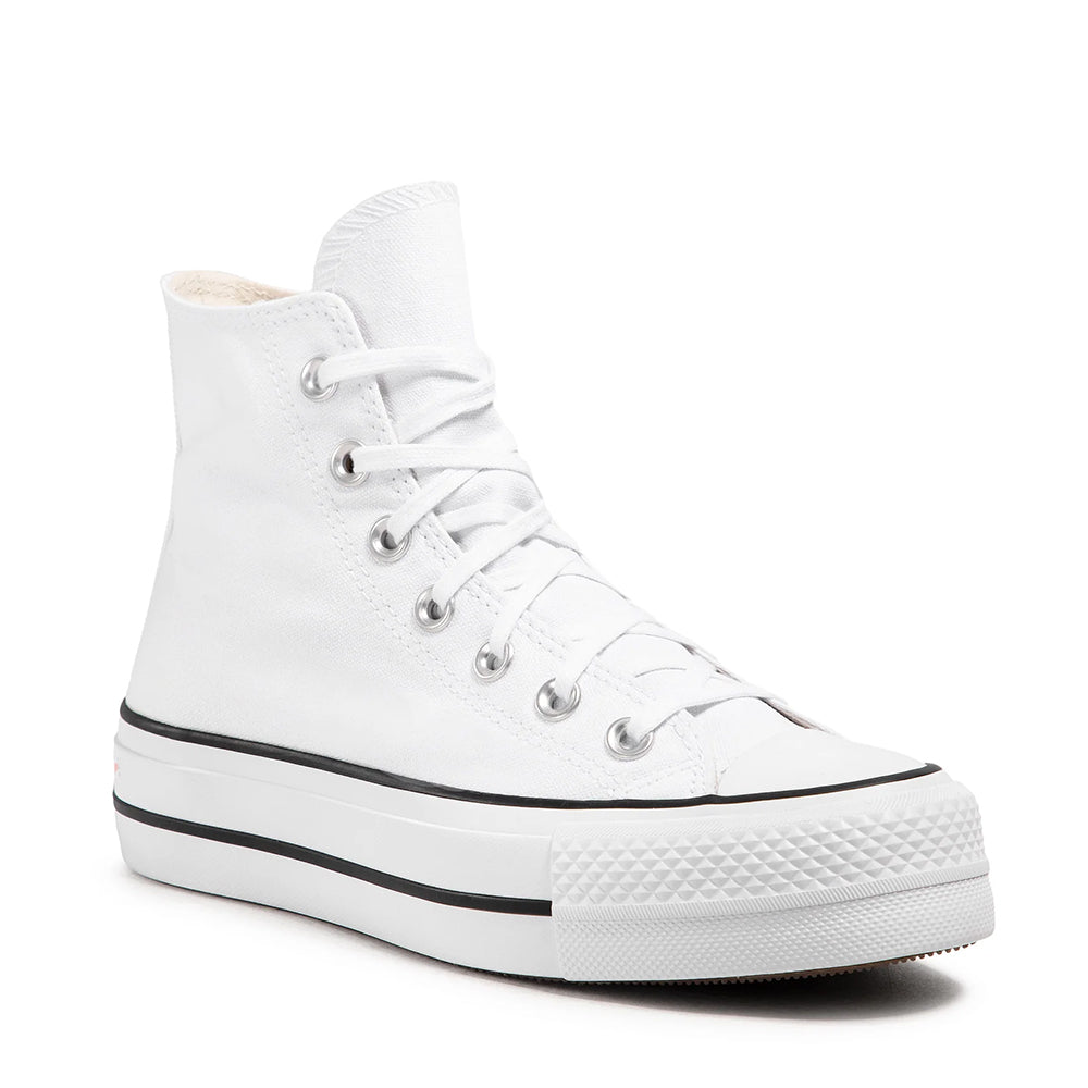 Sneakers Alte Platform CONVERSE Chuck Taylor All Star in Canvas Bianca