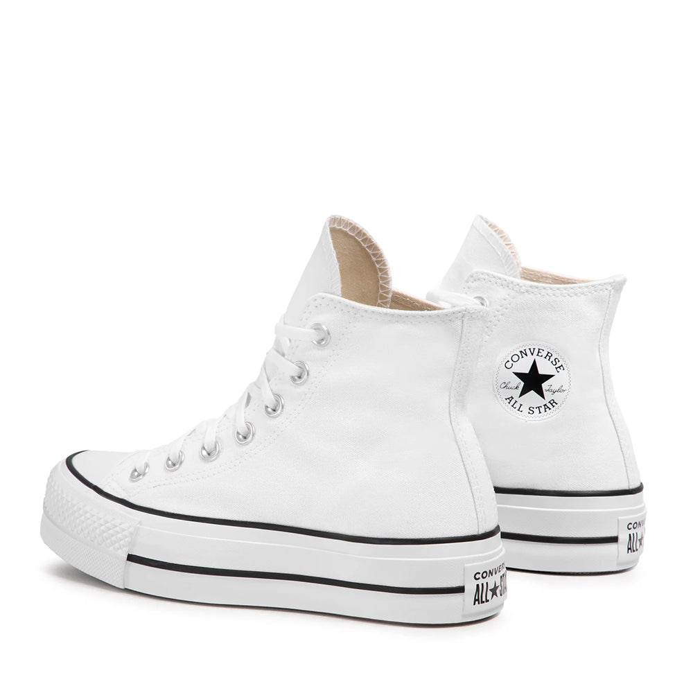 Sneakers Alte Platform CONVERSE Chuck Taylor All Star in Canvas Bianca