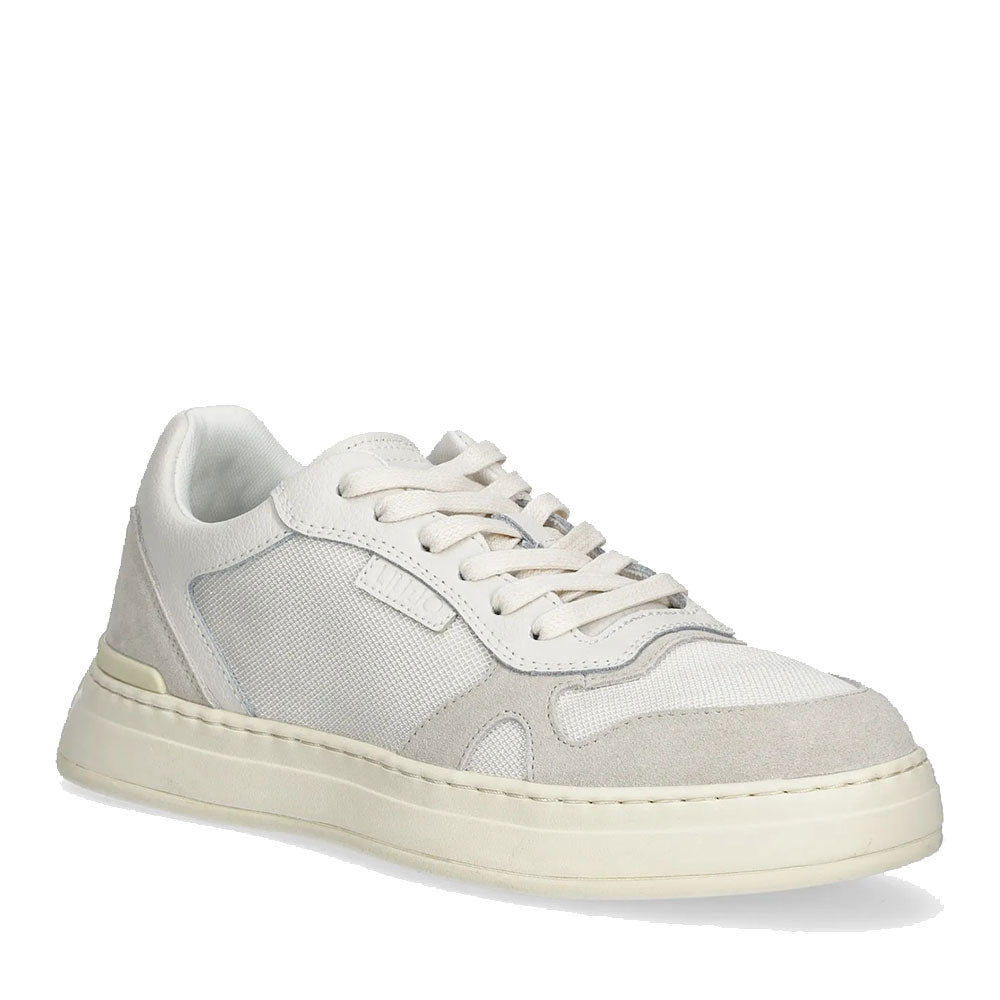 Sneakers Uomo LIU JO Boy 02 in Suede e Mesh Off White