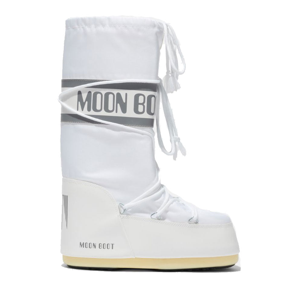 Stivali da Neve Unisex MOON BOOT Icon Nylon Bianco