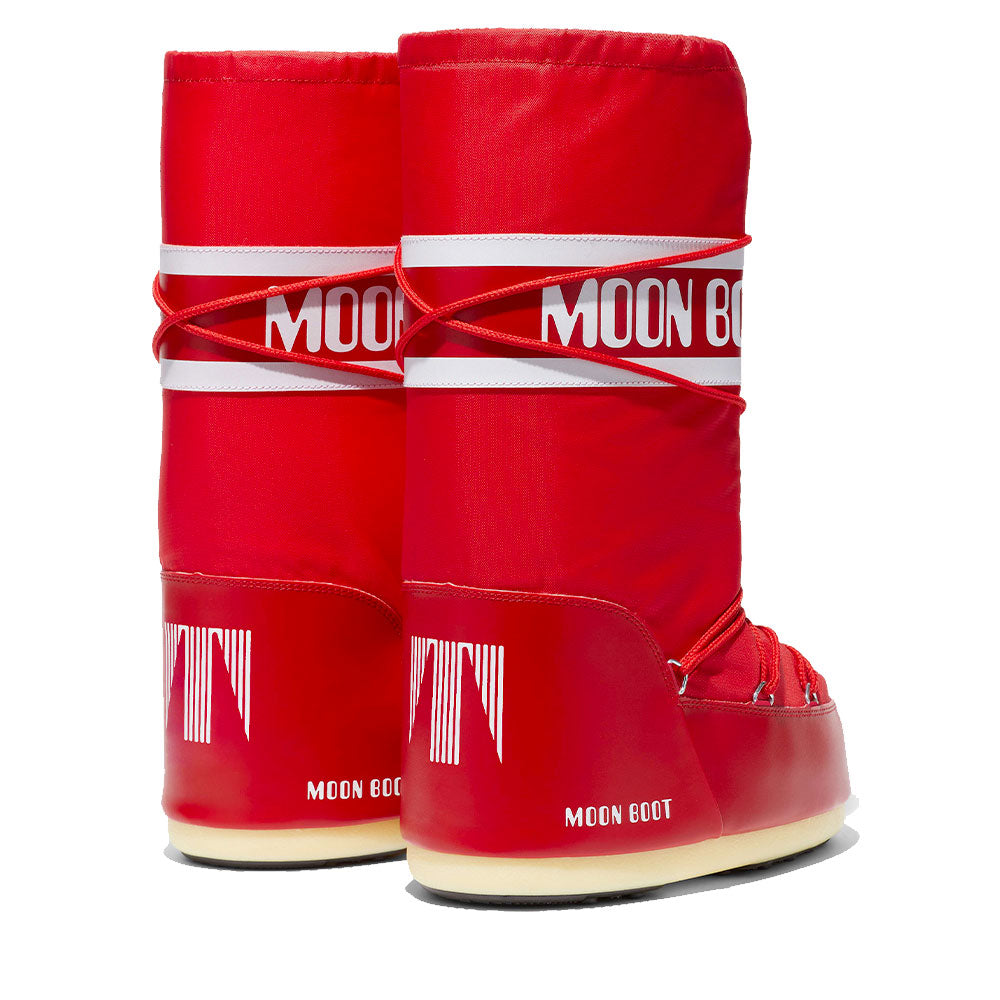 Stivali da Neve Unisex MOON BOOT Nylon Colore Rosso