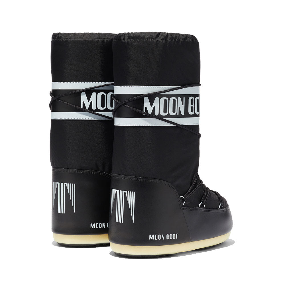 MOON BOOT Nylon Unisex-Schneestiefel in der Farbe Schwarz