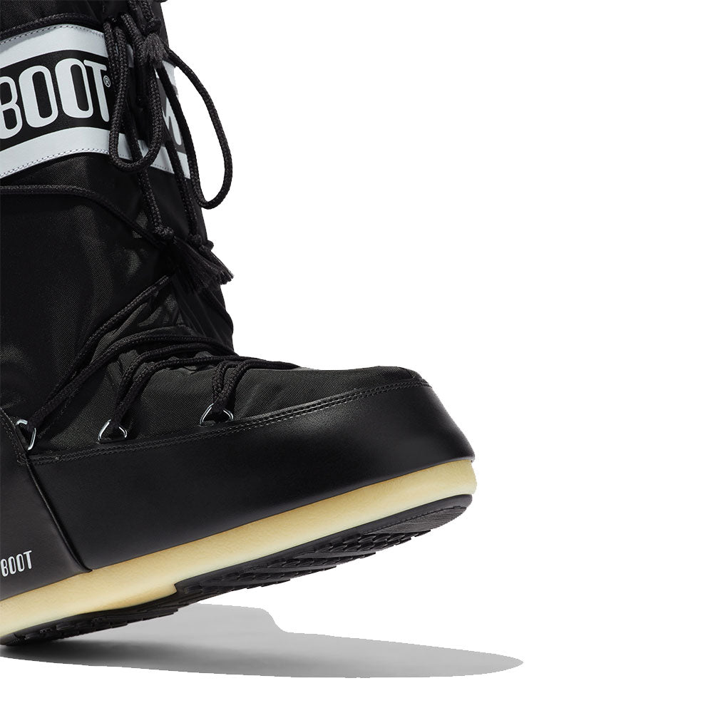 MOON BOOT Nylon Unisex-Schneestiefel in der Farbe Schwarz