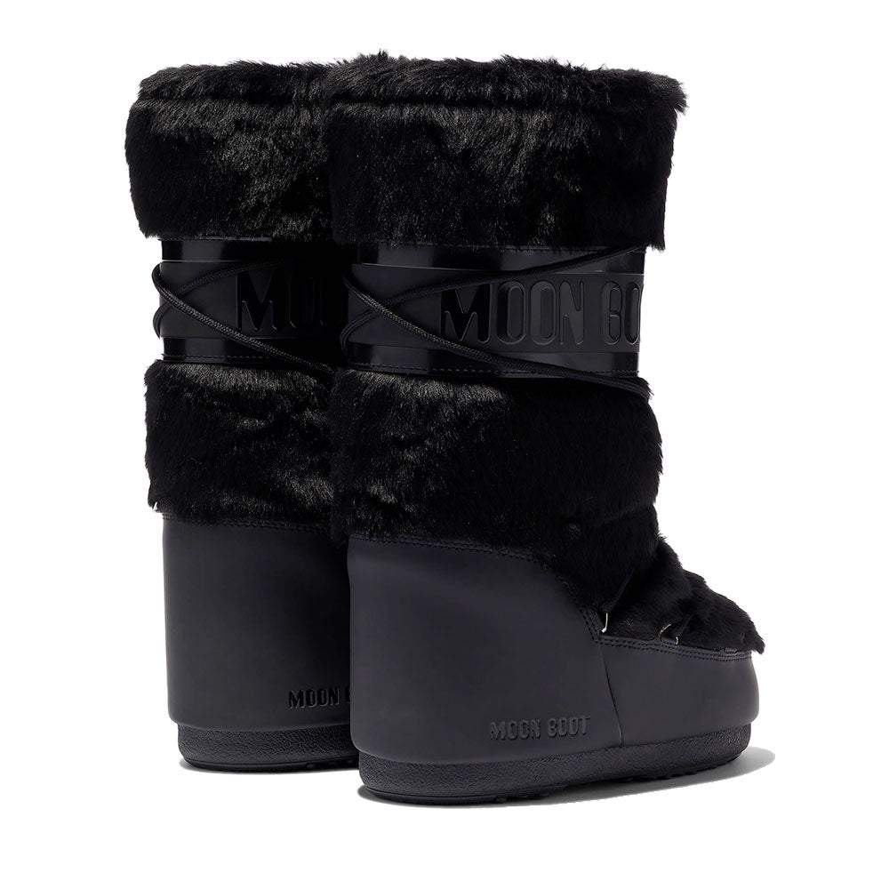 Stivali da Neve Donna MOON BOOT Icon Faux Fur Black