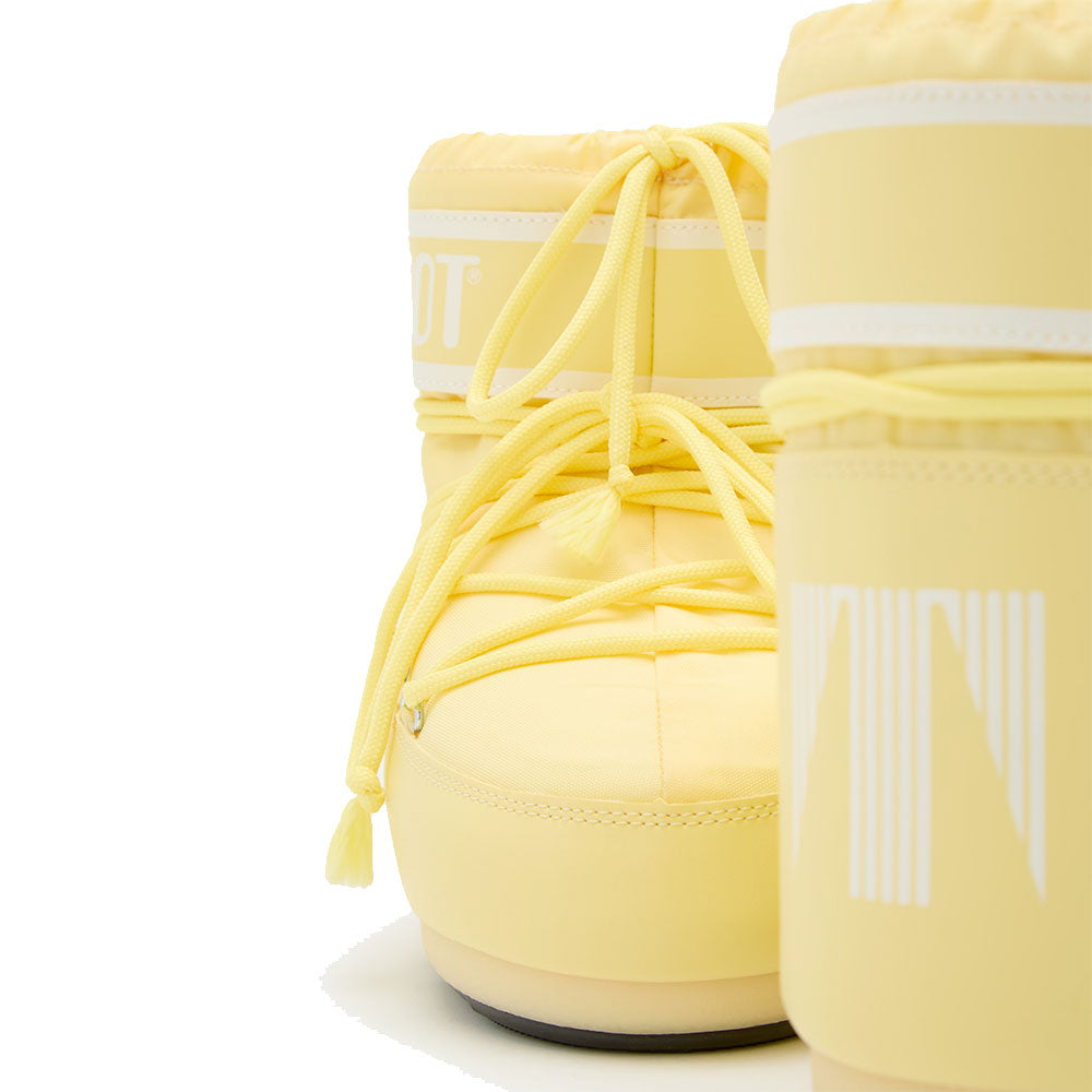 Stivali da Neve Donna MOON BOOT Icon Low in Nylon Light Yellow
