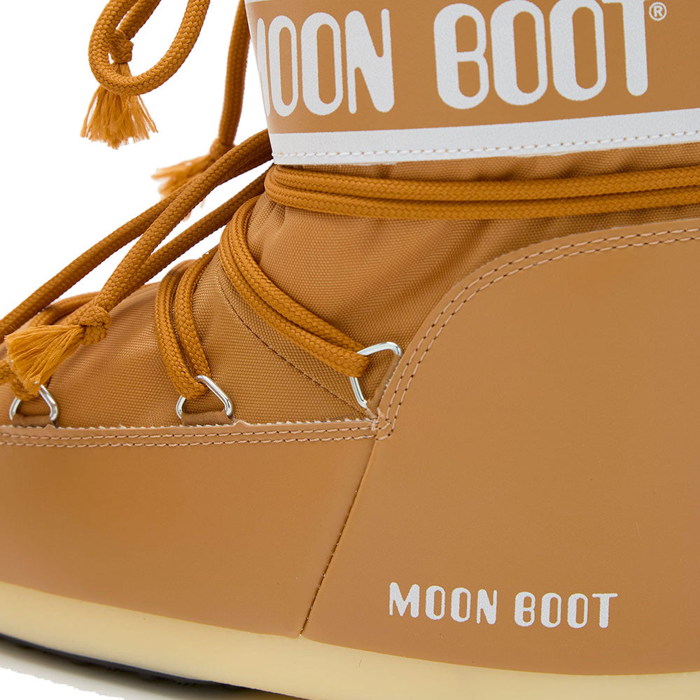 Stivali da Neve Donna MOON BOOT Icon Low in Nylon color Cognac
