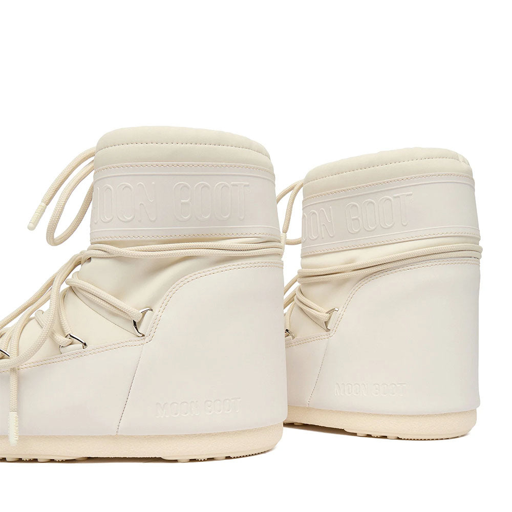 Stivali da Neve Donna MOON BOOT Icon Low Rubber Cream