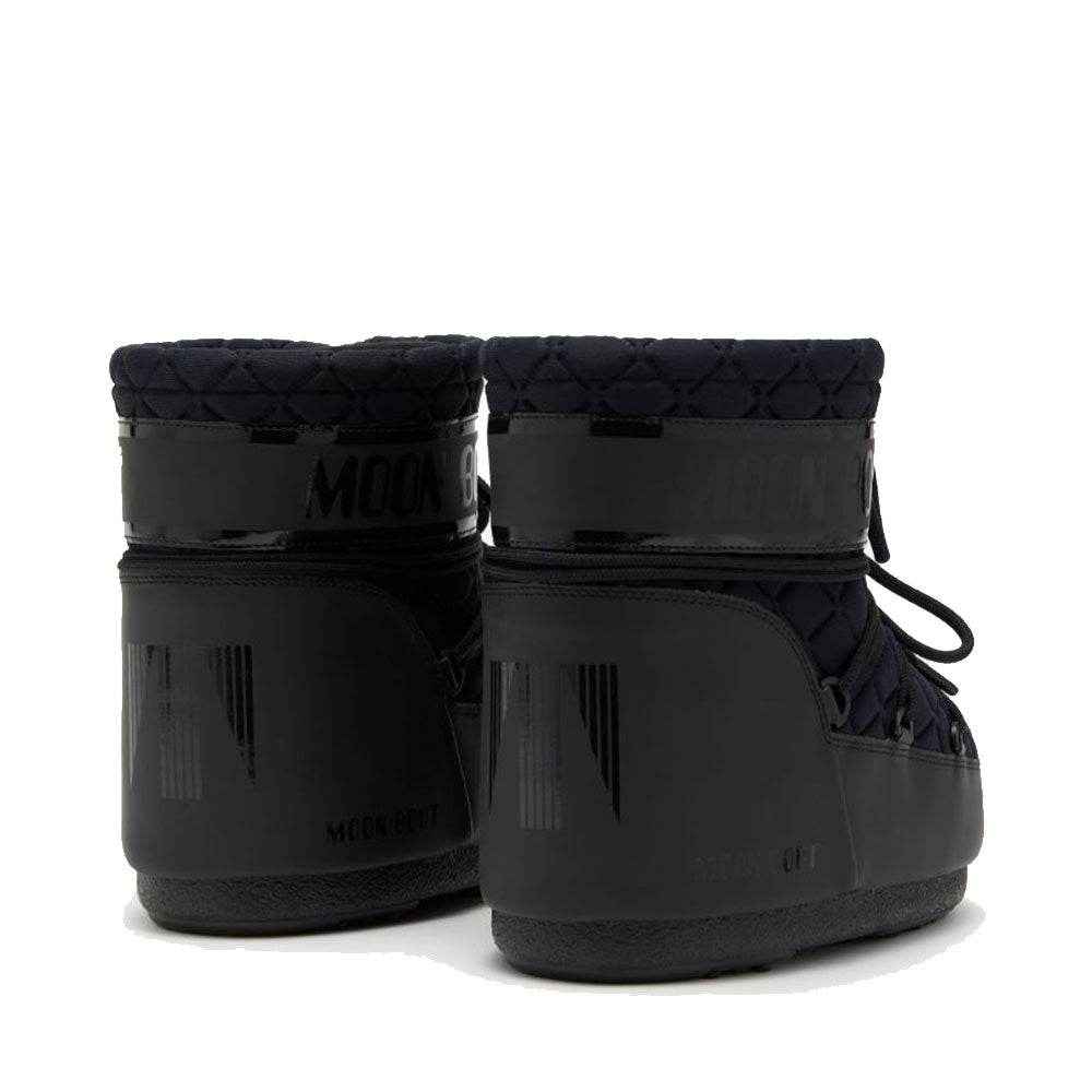 Stivali da Neve Donna MOON BOOT Icon Low Quilt in Nylon Trapuntato Nero