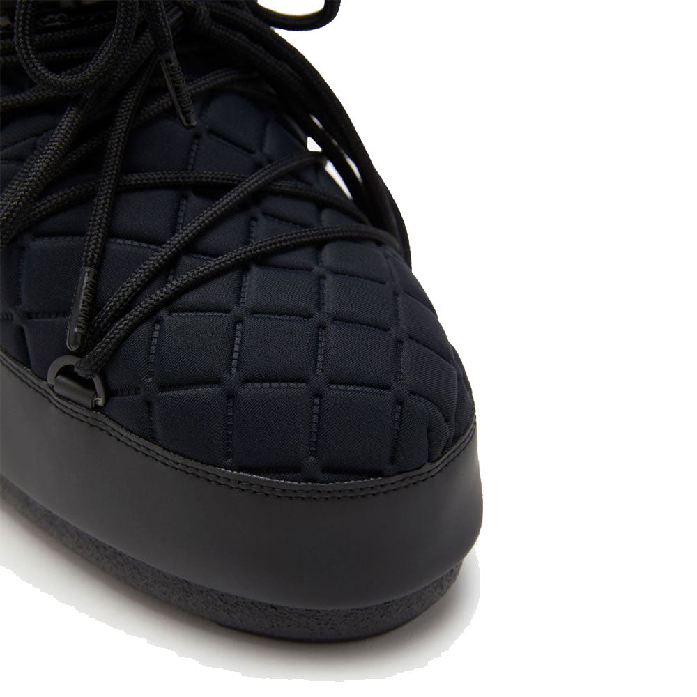 Stivali da Neve Donna MOON BOOT Icon Low Quilt in Nylon Trapuntato Nero
