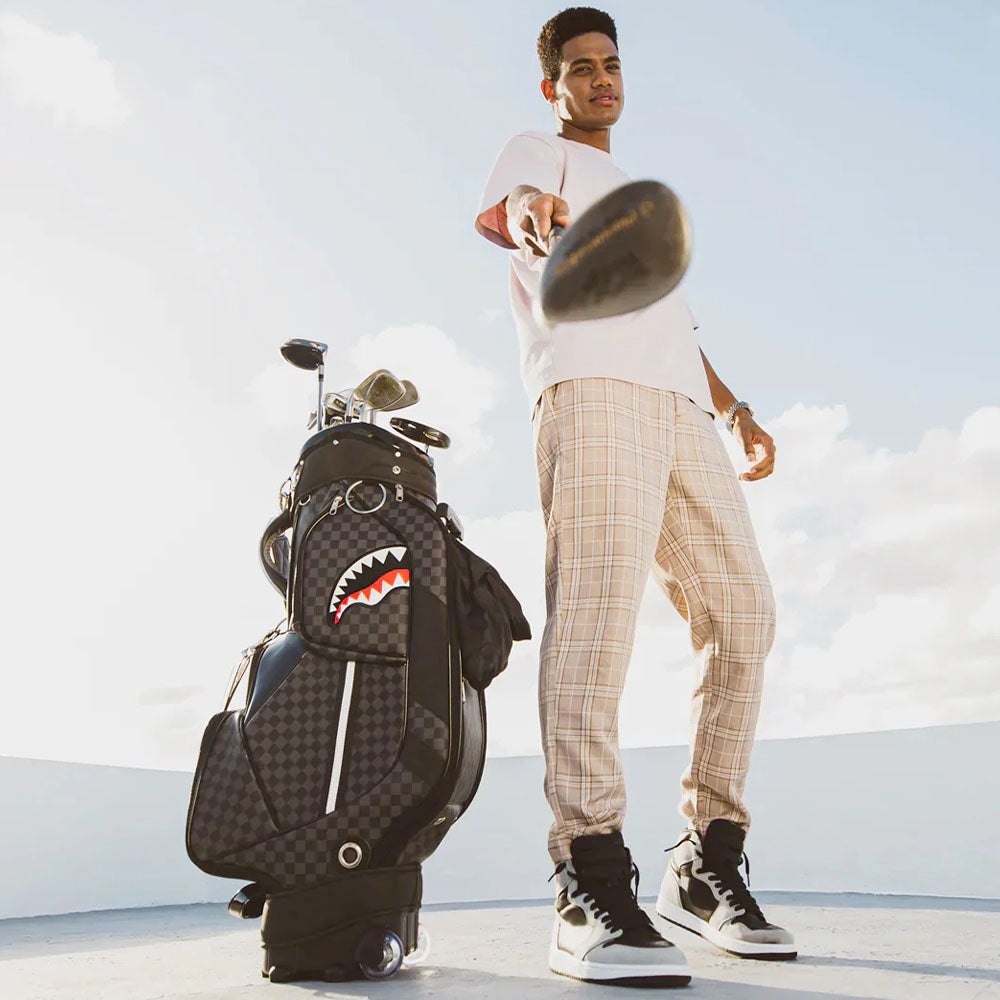 Golf Bag SPRAYGROUND stampa Sharks in Paris Black