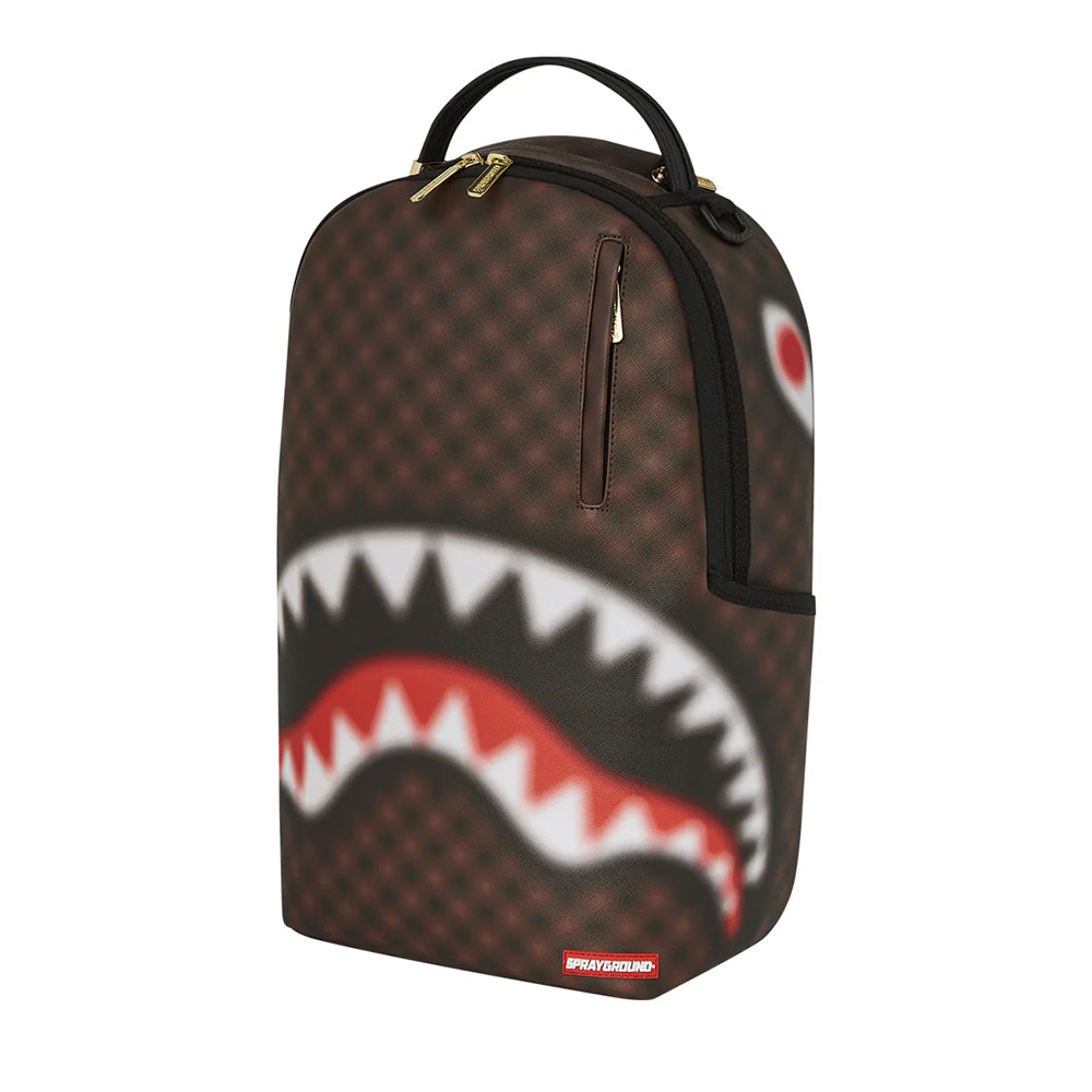 SPRAYGROUND Rucksack mit Sharks Print in Paris Blur