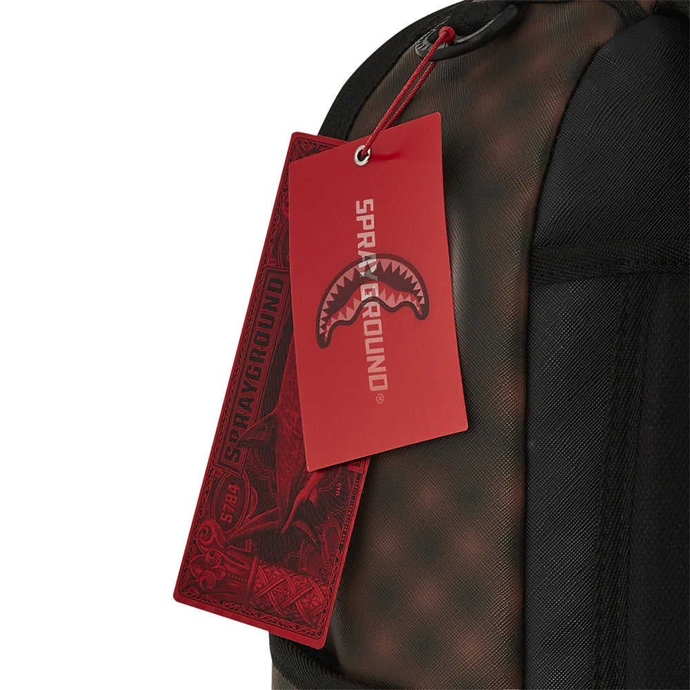 SPRAYGROUND Rucksack mit Sharks Print in Paris Blur