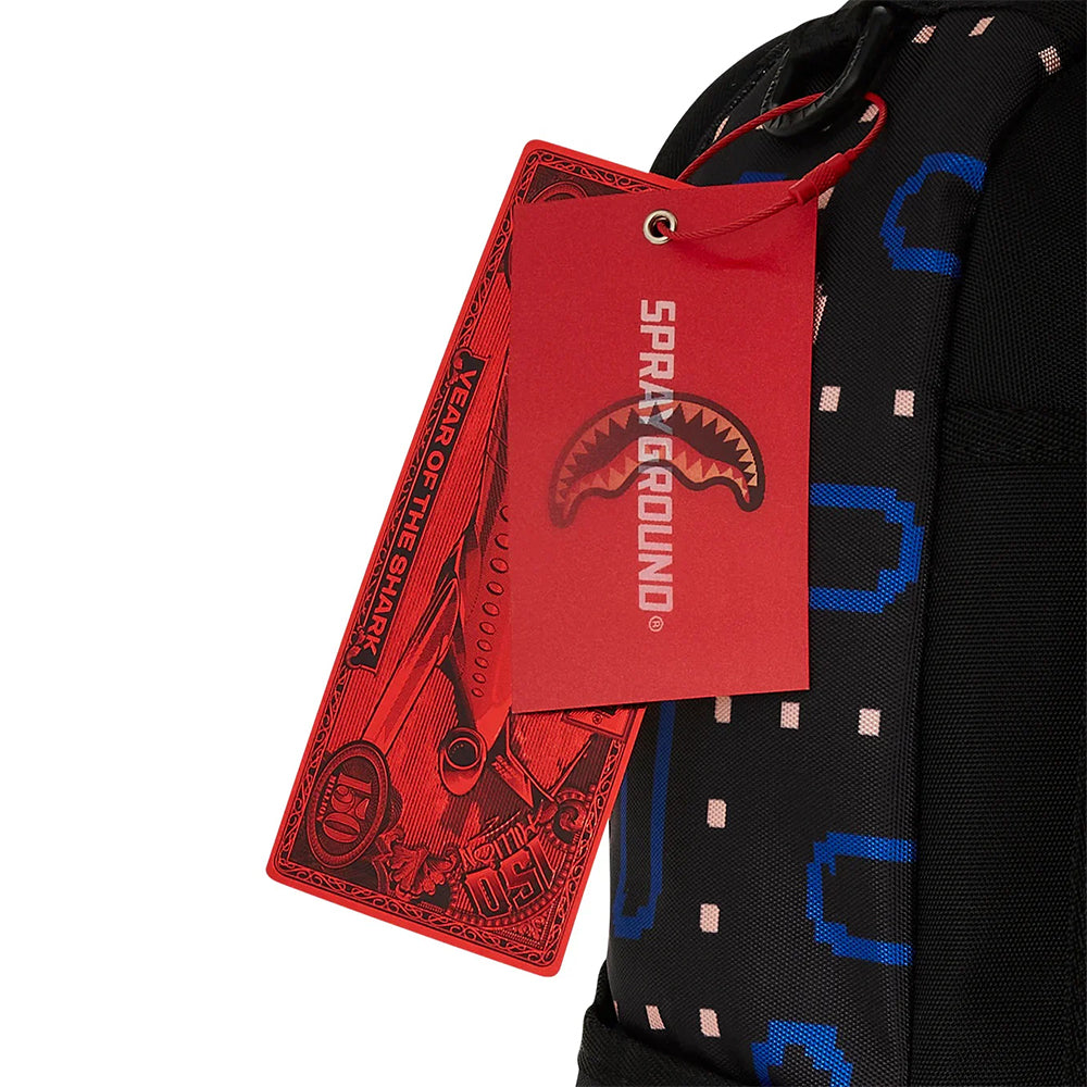 Zaino Unisex SPRAYGROUND in Tessuto stampa Dlxr: Pac-Man: Ghost Gang Sm