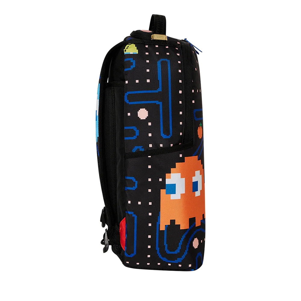 Zaino Unisex SPRAYGROUND in Tessuto stampa Dlxr: Pac-Man: Ghost Gang Sm