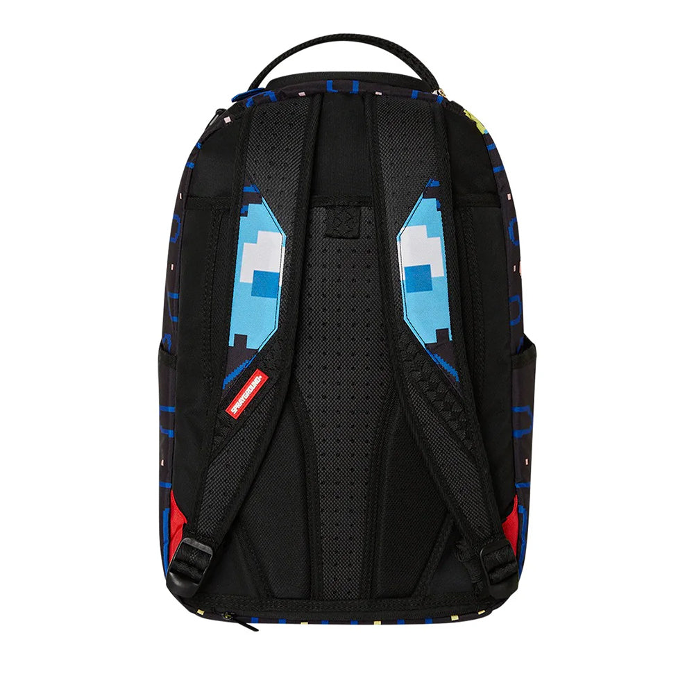 Zaino Unisex SPRAYGROUND in Tessuto stampa Dlxr: Pac-Man: Ghost Gang Sm