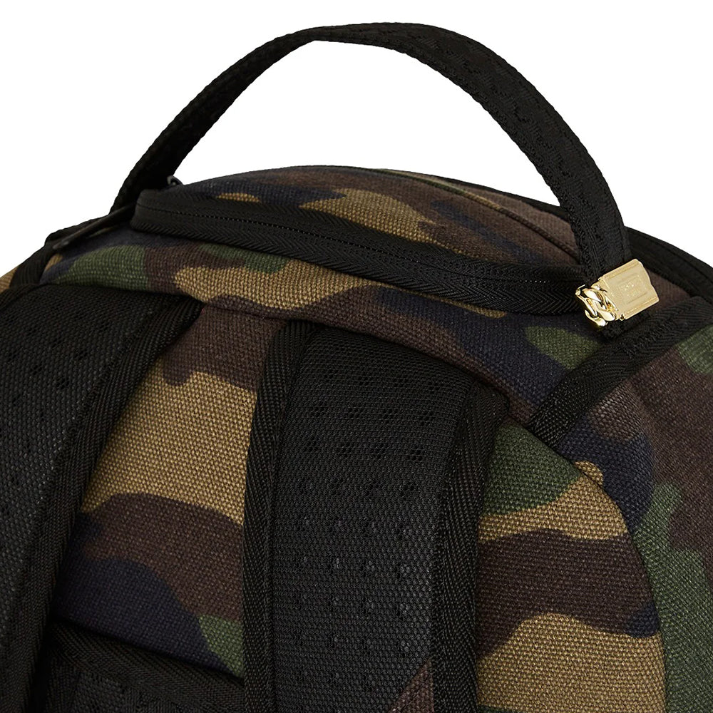 Zaino Unisex SPRAYGROUND in Cotone stampa Shark Central Camo Dlxs