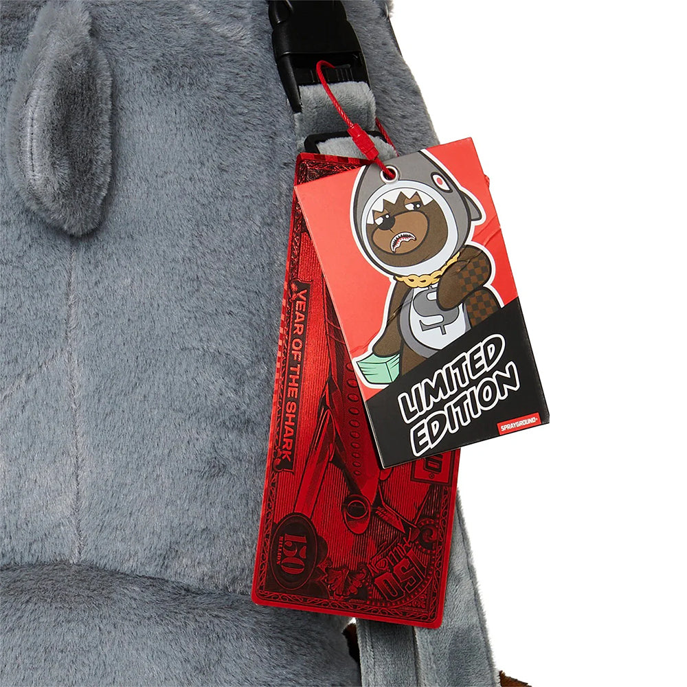 Zaino Teddy Bear SPRAYGROUND stampa Moneybear in Shark Costume
