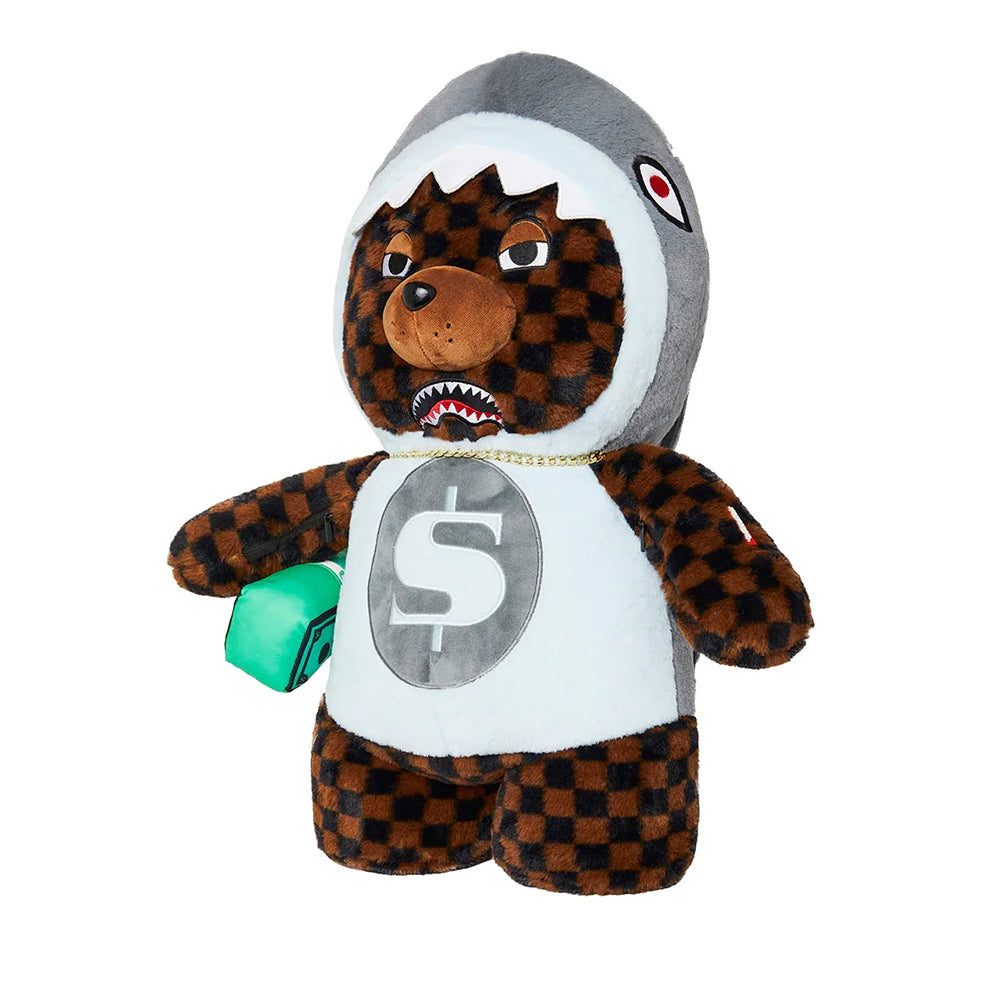 Zaino Teddy Bear SPRAYGROUND stampa Moneybear in Shark Costume