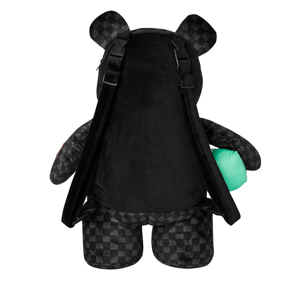 Zaino Teddy Bear SPRAYGROUND stampa Dripping Sharks in Paris Moneybear