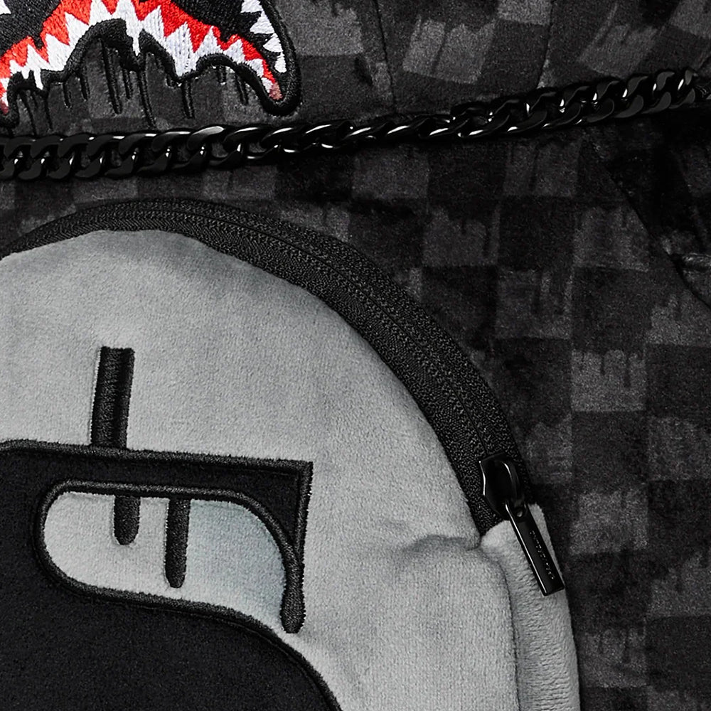 Zaino Teddy Bear SPRAYGROUND stampa Dripping Sharks in Paris Moneybear
