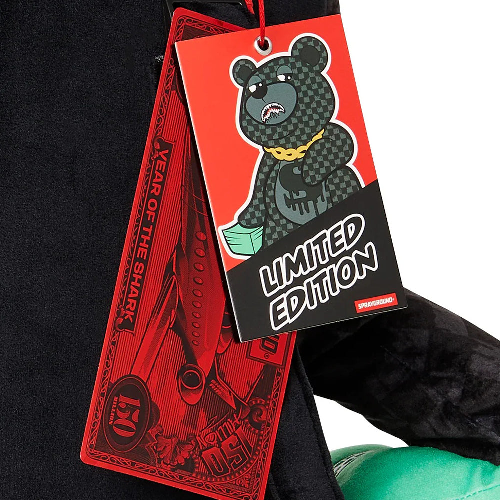 Zaino Teddy Bear SPRAYGROUND stampa Dripping Sharks in Paris Moneybear