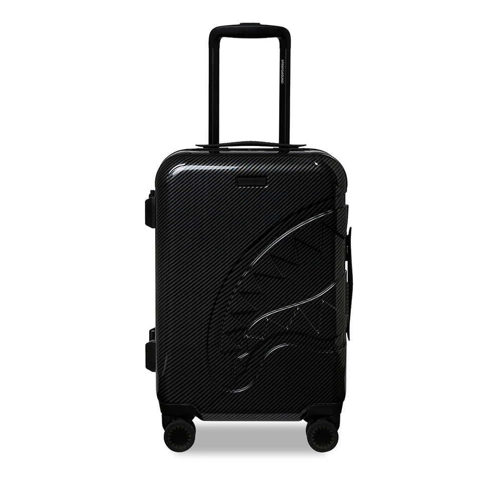 Trolley Cabina Rigido 4 Ruote SPRAYGROUND stampa Carbon Fiber