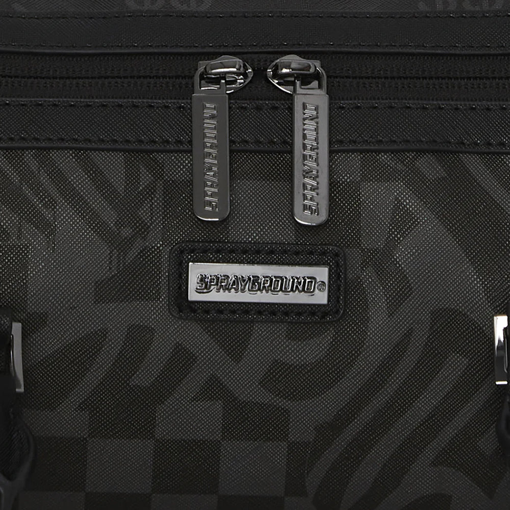 SPRAYGROUND Topcase mit 3AM Check-Aufdruck