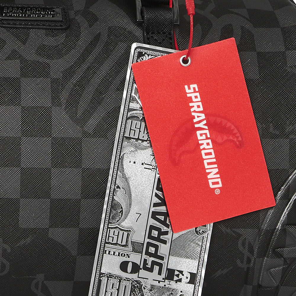 SPRAYGROUND Topcase mit 3AM Check-Aufdruck