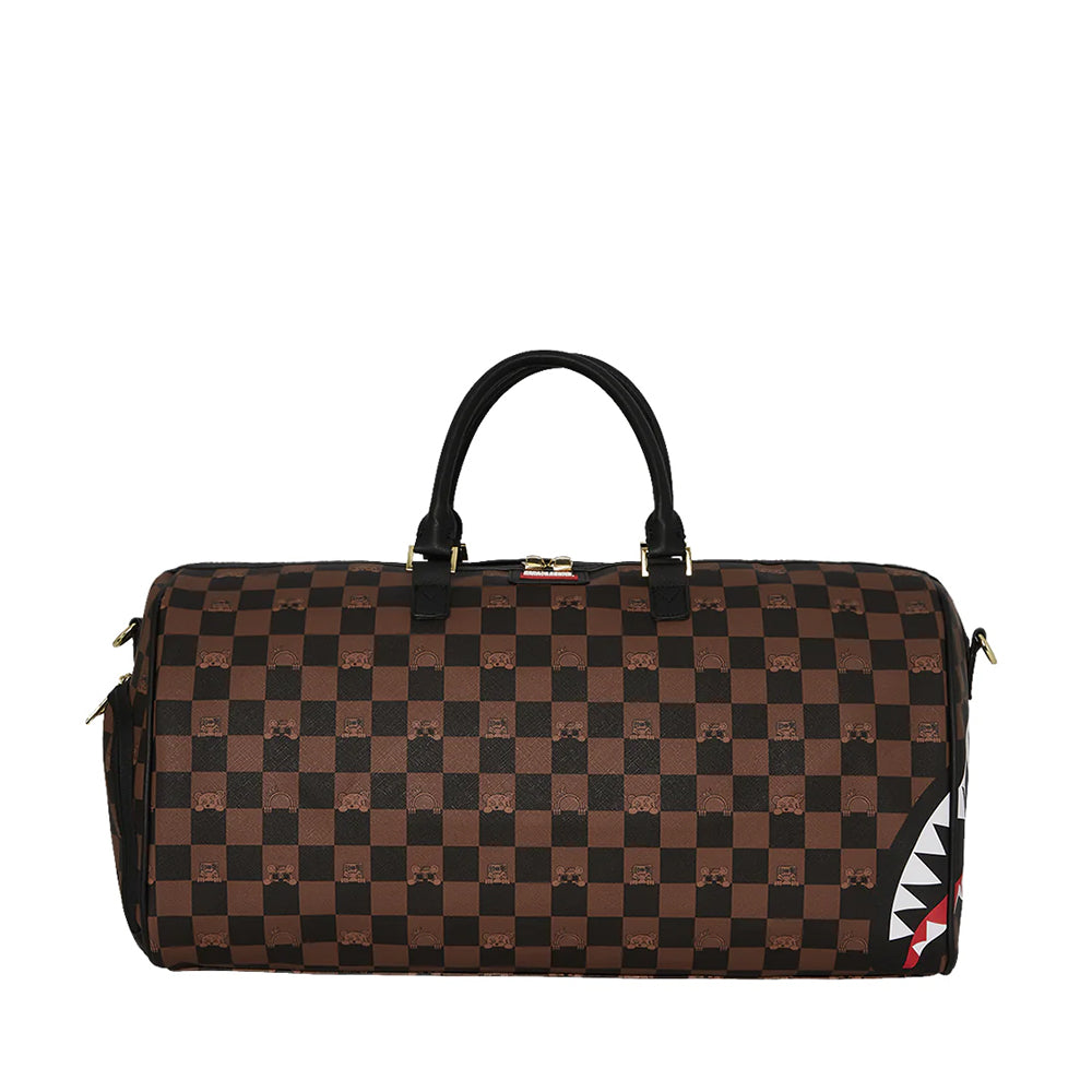 Borsone SPRAYGROUND stampa Peeking Character Check