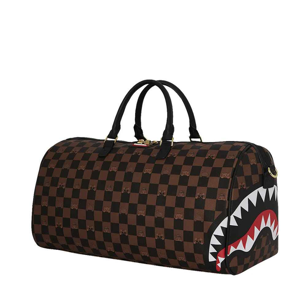 Borsone SPRAYGROUND stampa Peeking Character Check
