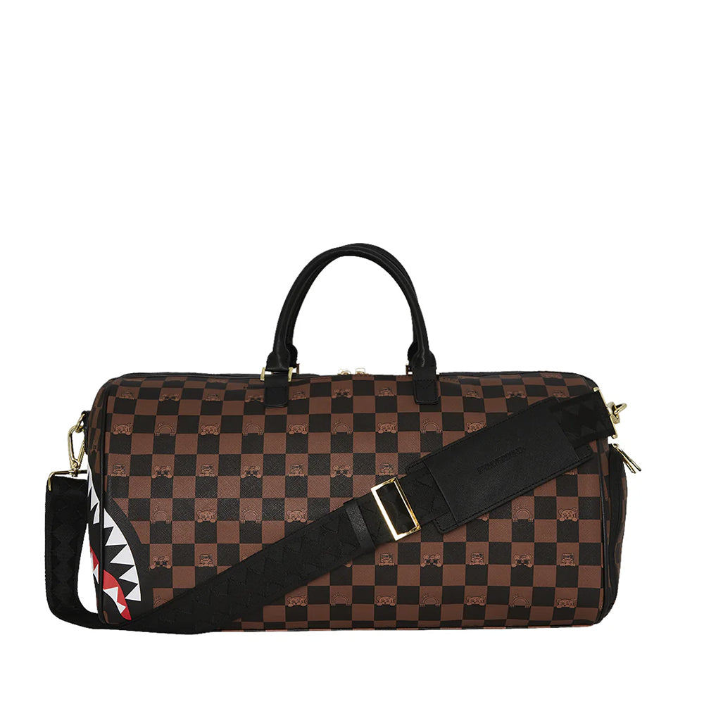 Borsone SPRAYGROUND stampa Peeking Character Check