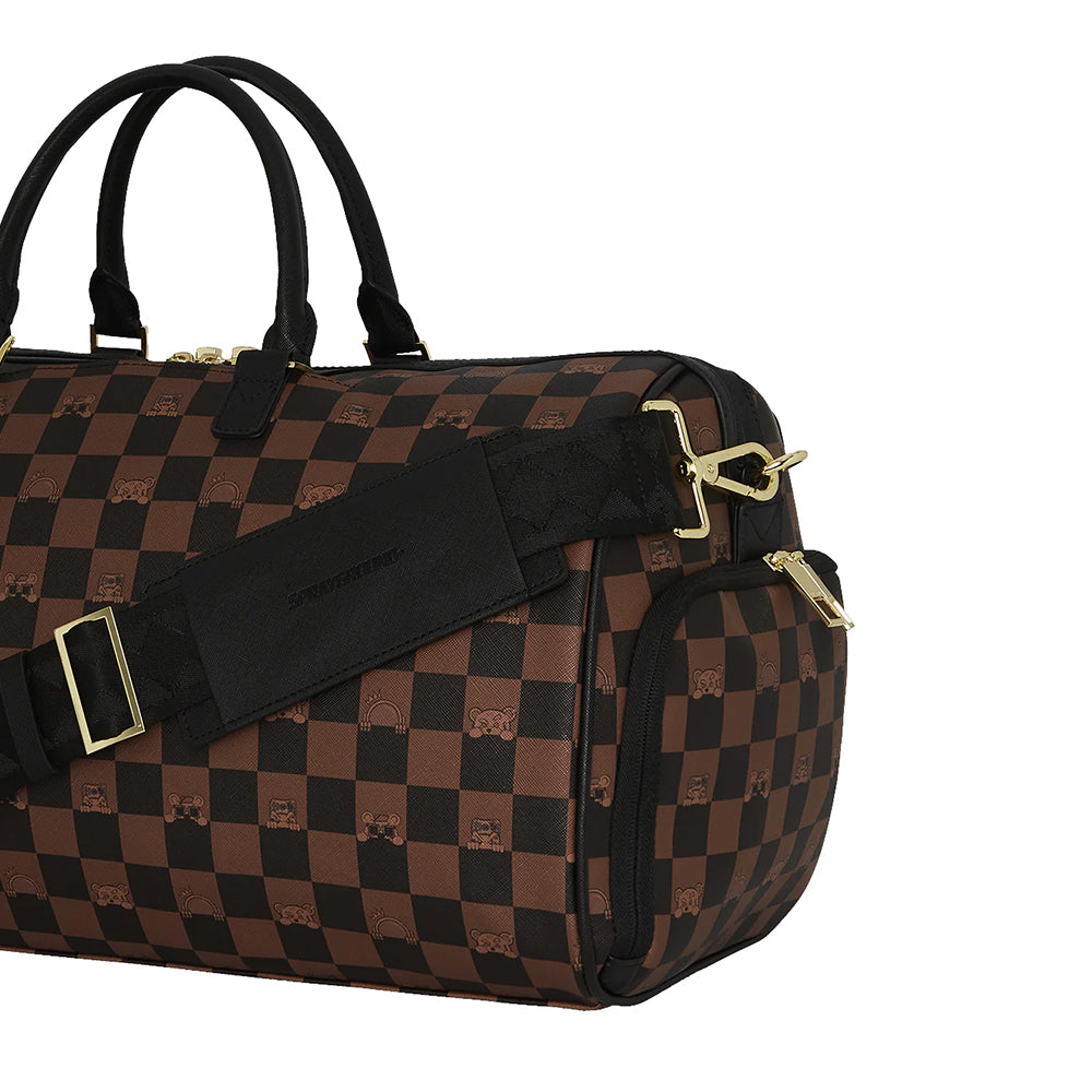 Borsone SPRAYGROUND stampa Peeking Character Check