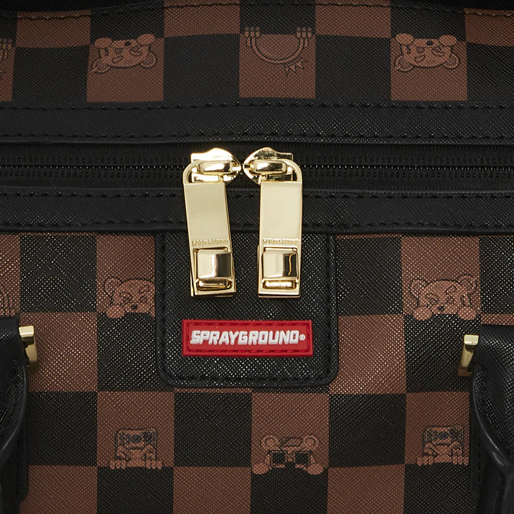 Borsone SPRAYGROUND stampa Peeking Character Check