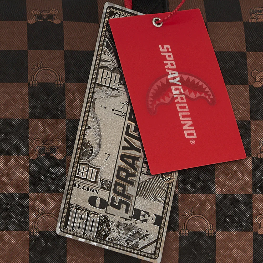 Borsone SPRAYGROUND stampa Peeking Character Check
