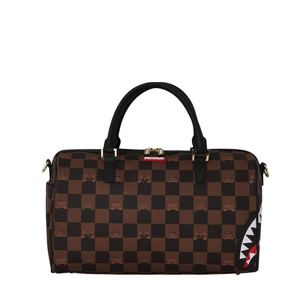 Bauletto SPRAYGROUND stampa Peeking Character Check