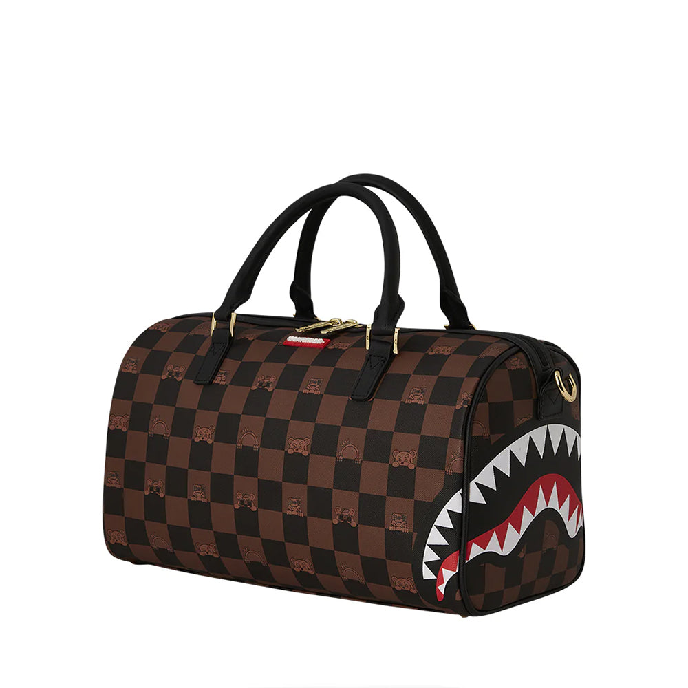 Bauletto SPRAYGROUND stampa Peeking Character Check