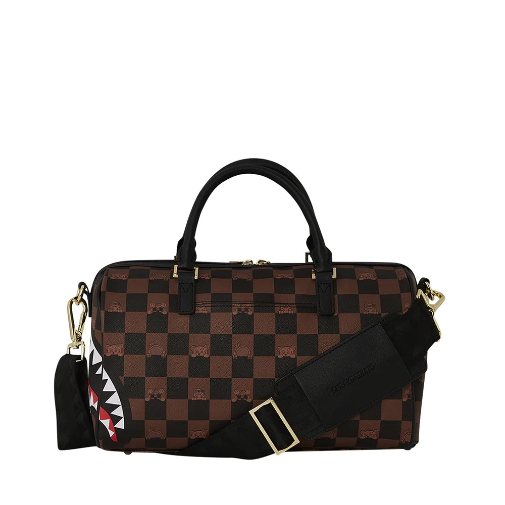 Bauletto SPRAYGROUND stampa Peeking Character Check