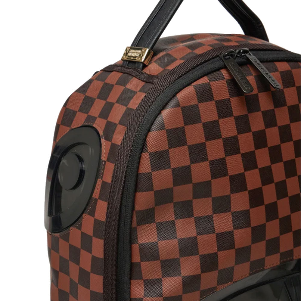 SPRAYGROUND-Rucksack mit Sip Clear- und Eyes-Aufdruck
