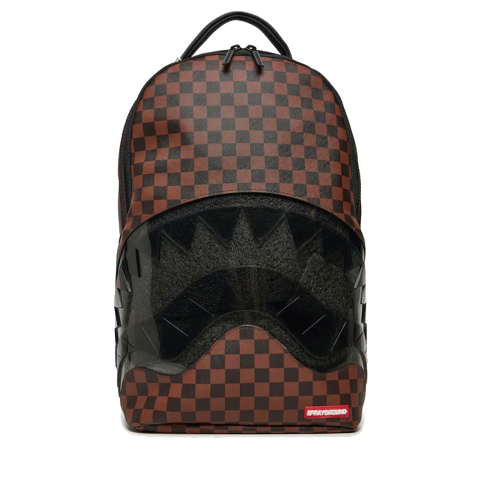 SPRAYGROUND-Rucksack mit Sip Clear- und Eyes-Aufdruck