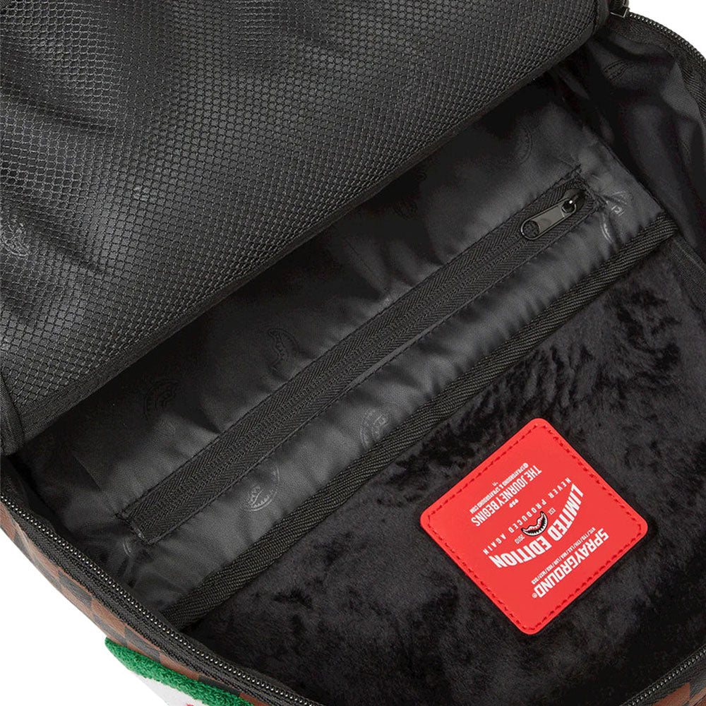 SPRAYGROUND Rucksack mit Chenille Sip-Aufdruck